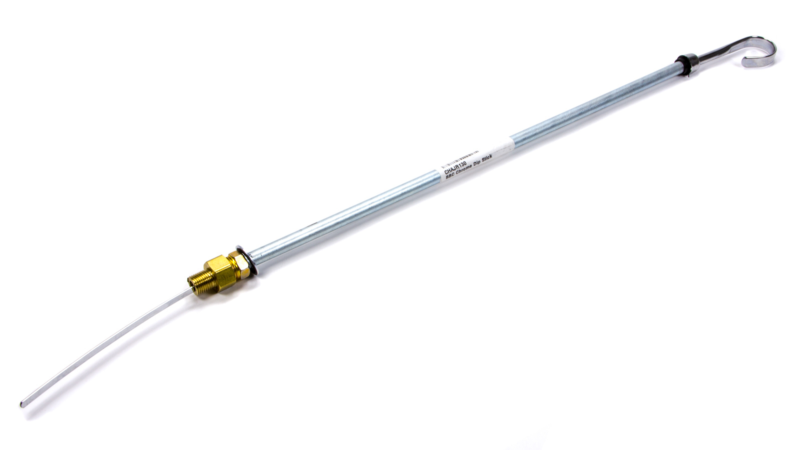 CHAMP PANS Big Block Chevy Chrome Solid Tube Engine Oil Dipstick P/N JR130