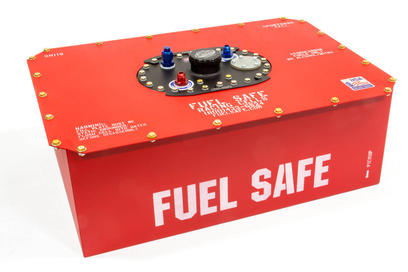 FUEL SAFE Sportsman 15 gal Red Fuel Cell and Can P/N SM115