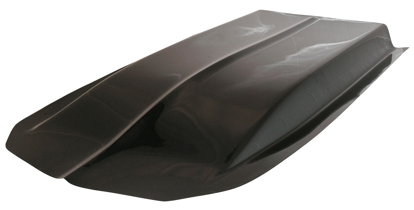 HARWOOD 31/2 in Tall Black Extra Length Cowl Scoop Hood Scoop P/N 1112