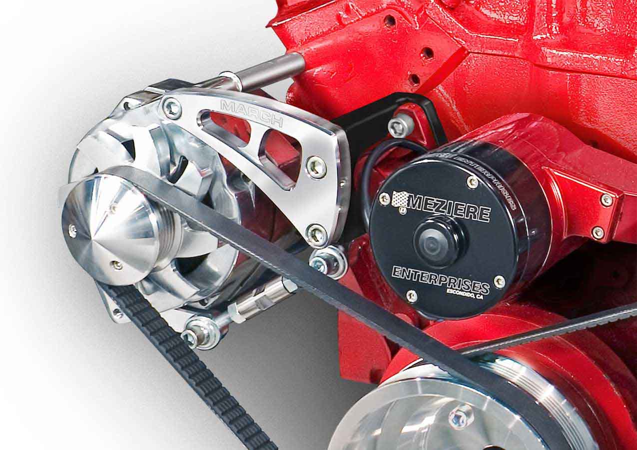 MARCH PERFORMANCE SBC Mid Mount Alternator Bracket Kit P/N 22025