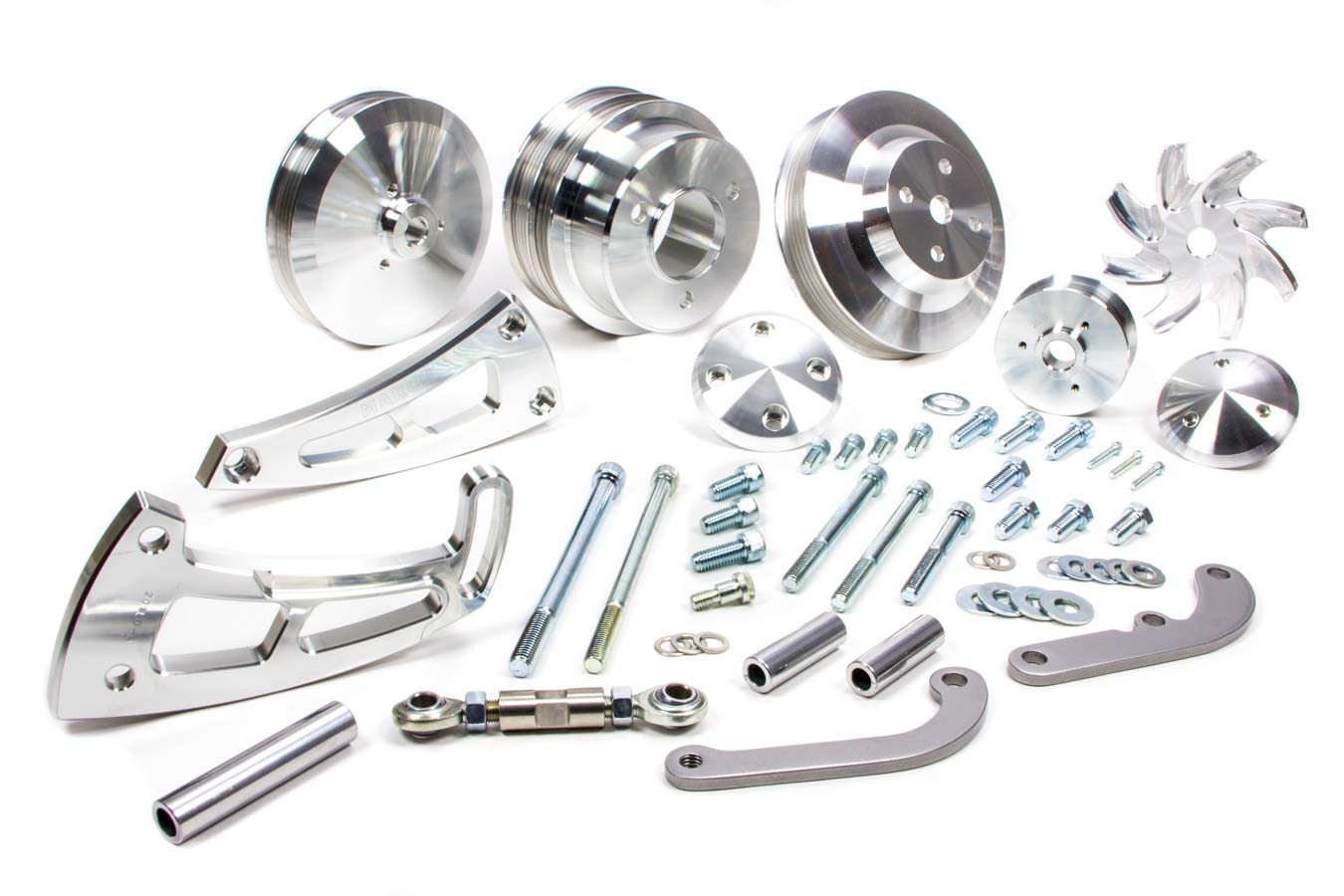 MARCH PERFORMANCE Aluminum Big Block Chevy Serpentine Ultra Pulley Kit
