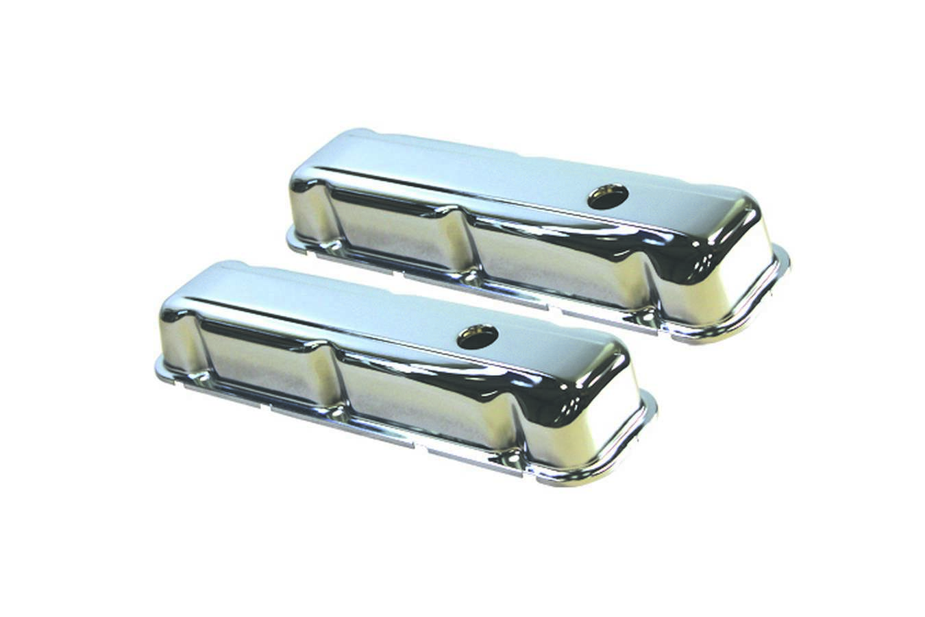 SPECIALTY CHROME Steel Stock Height Valve Covers Buick V8 P/N 7554 eBay