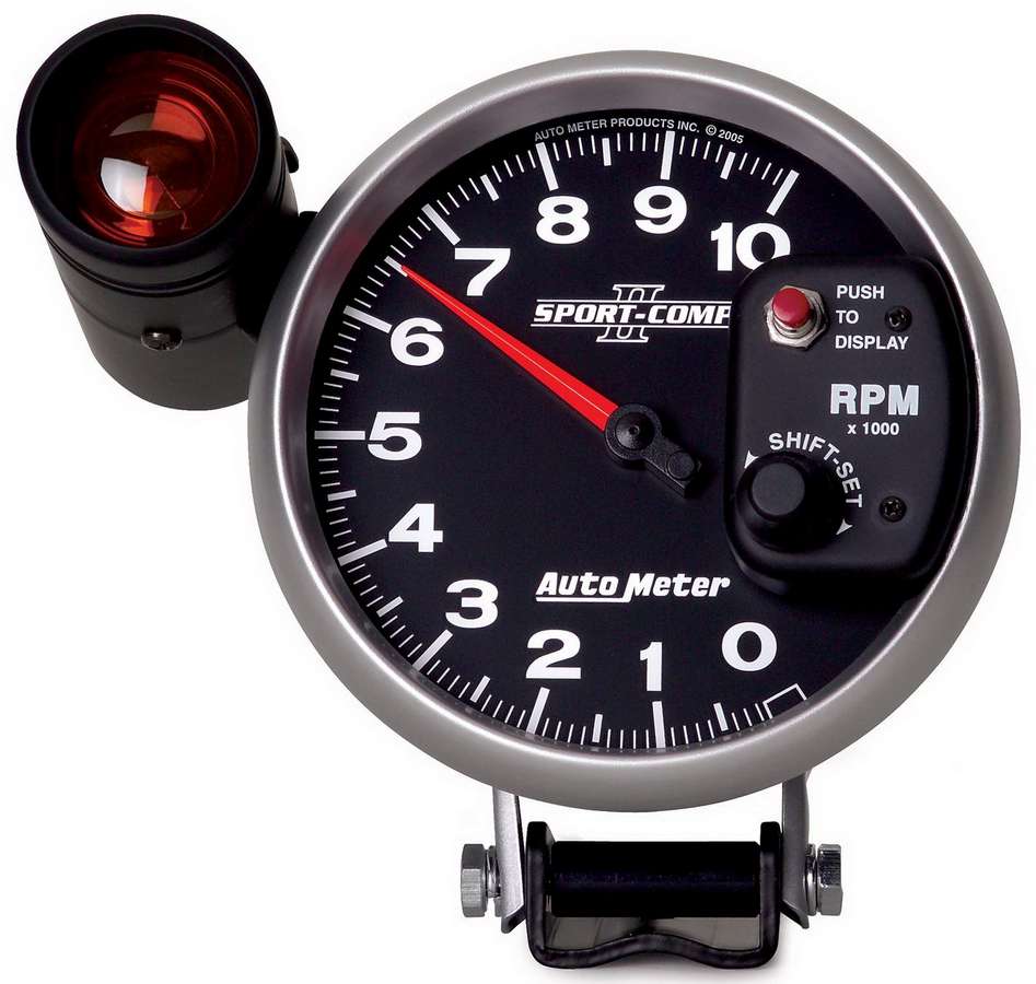 AUTO METER 5in S/C II Shift Light Tach P/N 3699 eBay