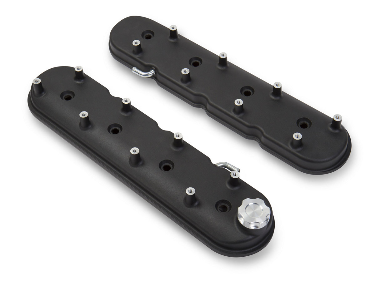 HOLLEY GM LS1 Valve Cover Set Black Krinkle Finish P/N 24191 eBay