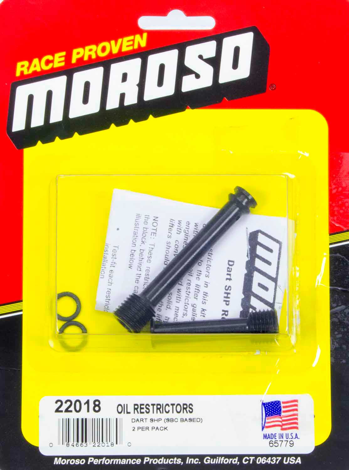 MOROSO Oil Restrictors SBC Dart SHP Block P/N 22018 eBay