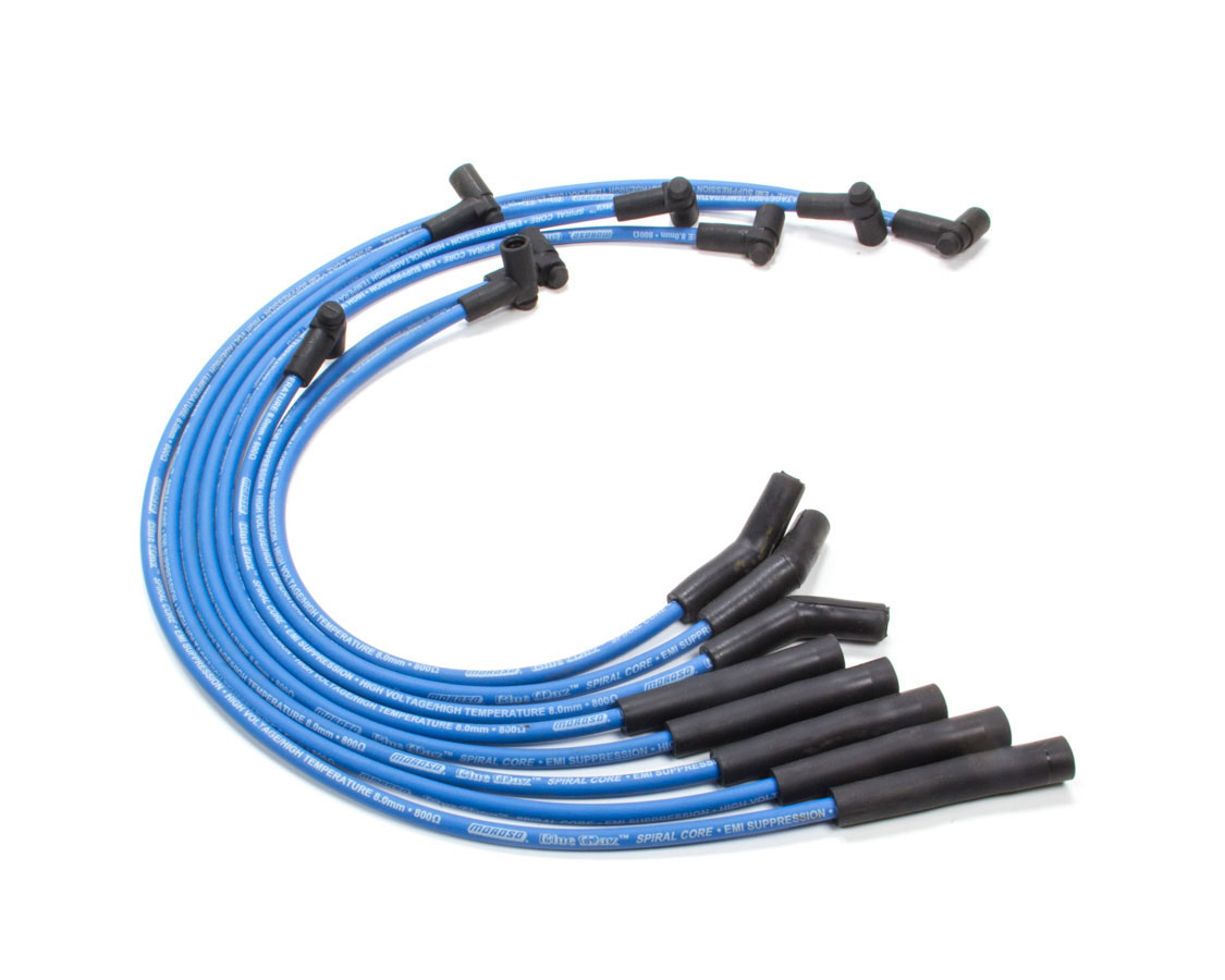 Moroso 72570 San Antonio Mall Max Spark Plug Wire Core 55% OFF Spiral Fits Set Ponti Blue