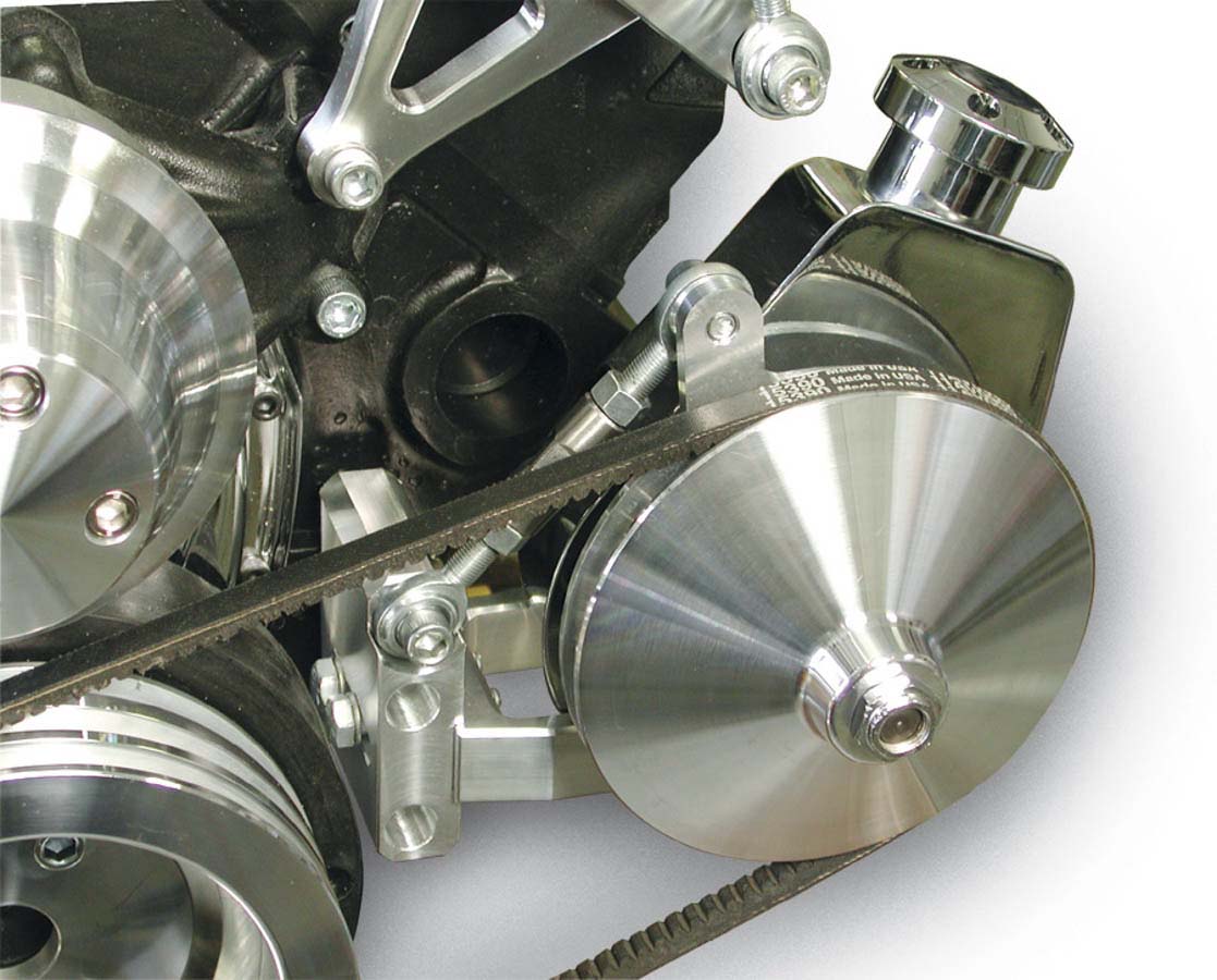 March Sbc Driver Side Adjustable Power Steering Pump Bracket Kit P/N