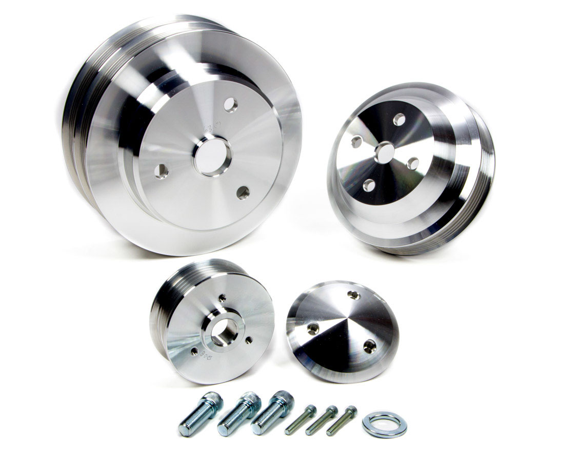March Performance BBC LWP Serpentine Pulley Kit March Performance BBC LWP Serpentine Pulley Kit