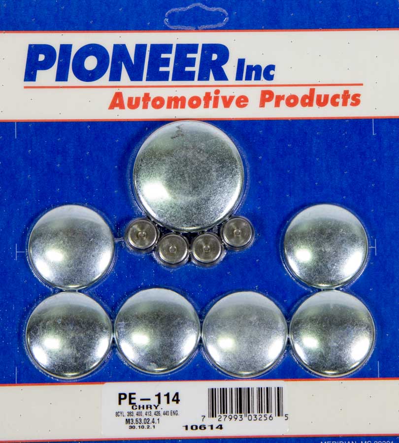 New Performance Cam Bearings /& Brass Freeze Plugs Chrysler 383 400 413 426 440