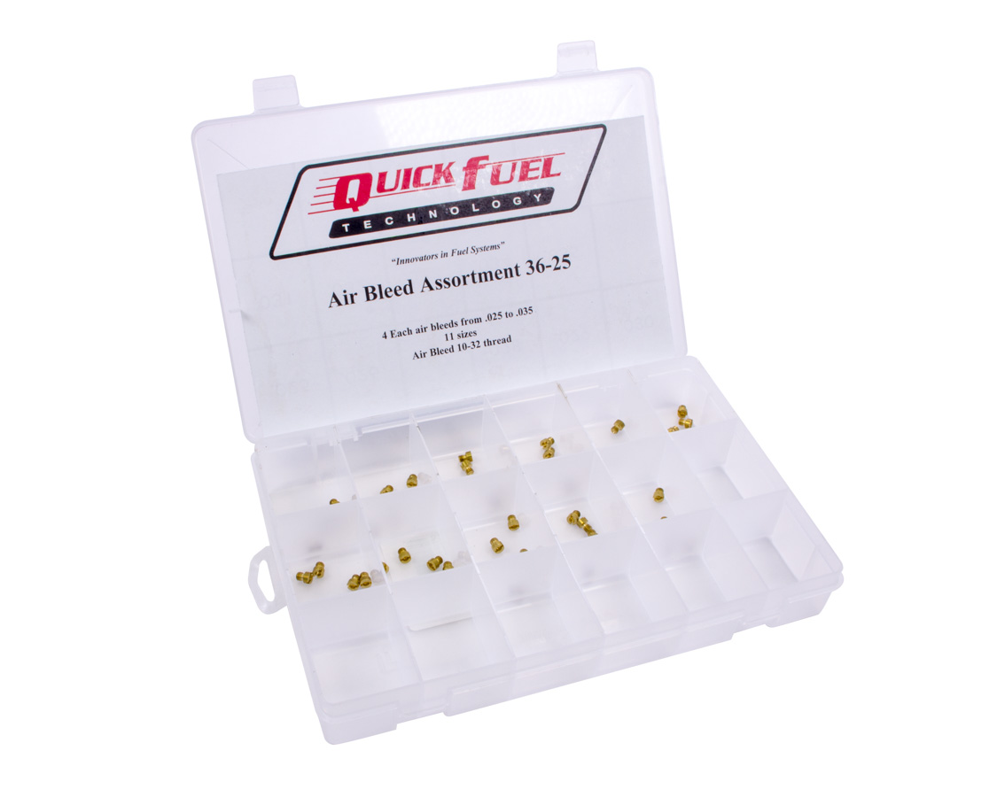 QUICK FUEL TECHNOLOGY Air Bleed Assortment Kit .025 .035 P/N 36