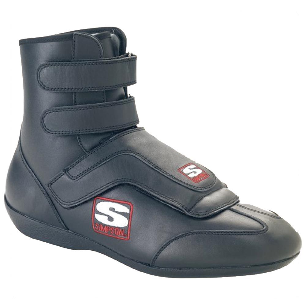 Simpson Black Athletic Racing Shoes for Men Size 8 Simpson Racing SP100BK Simpson Racing Stealth Sprint Shoes main image 3